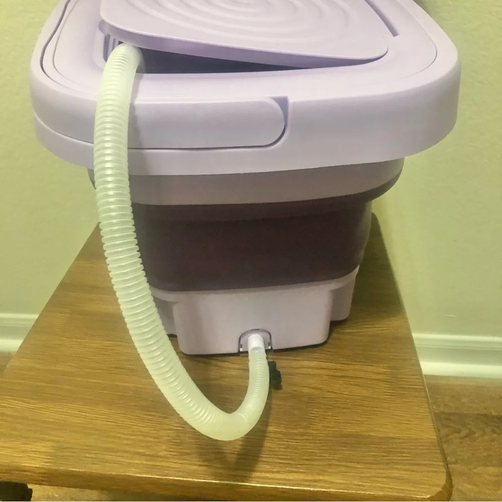 Multi-Function Folding Washing Machine Purple